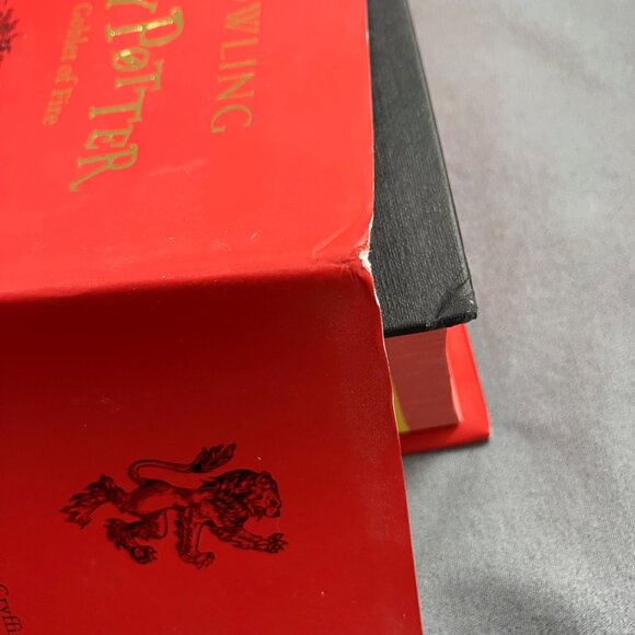 Harry Potter and the Goblet of Fire Hardcover Book Gryffindor Hogwarts House Ed - Picture 4 of 6